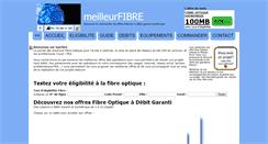 Desktop Screenshot of myfibre.fr
